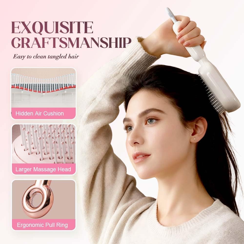 Magic Self-Cleaning Hair Brush
