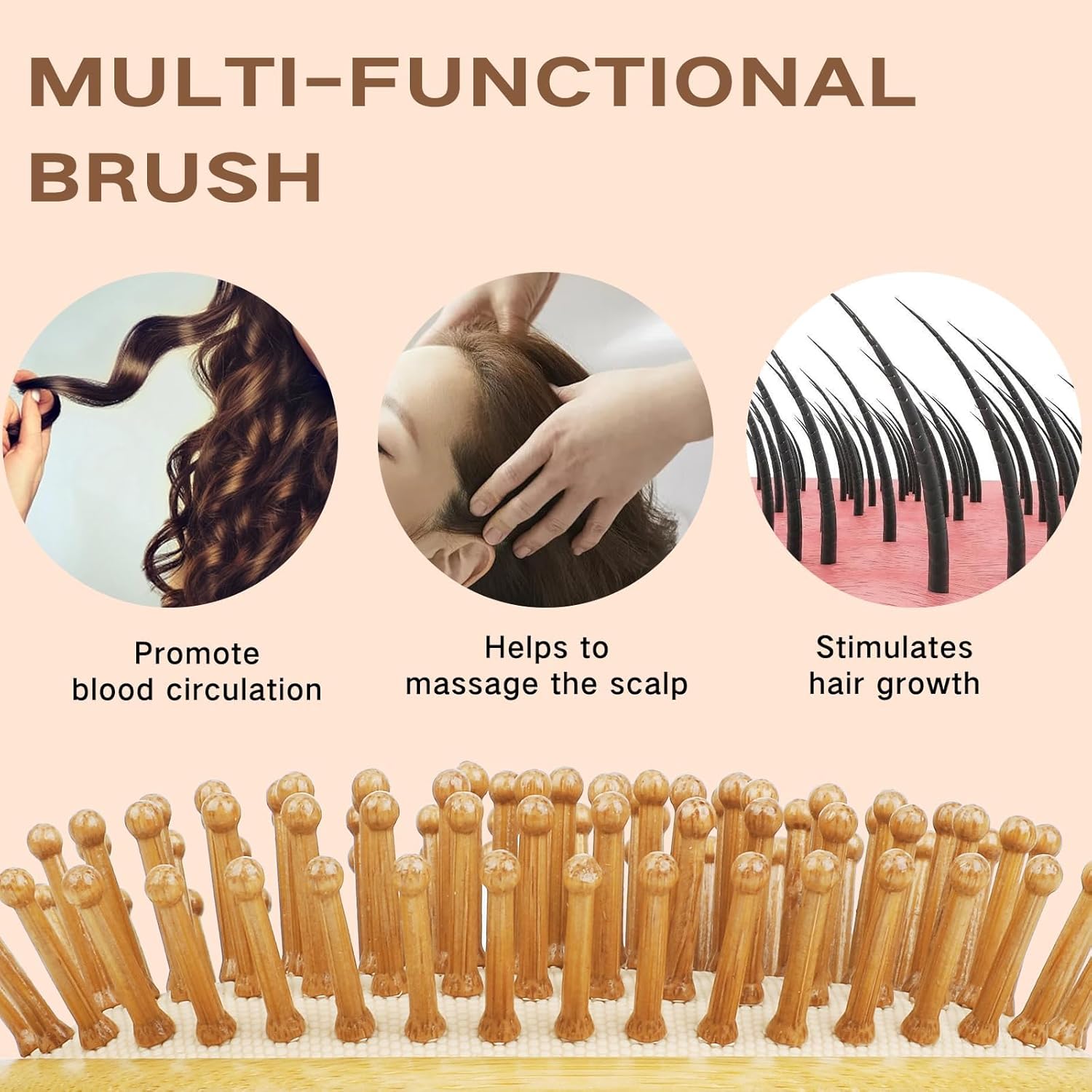 Eco-Friendly Bamboo Hair Brush