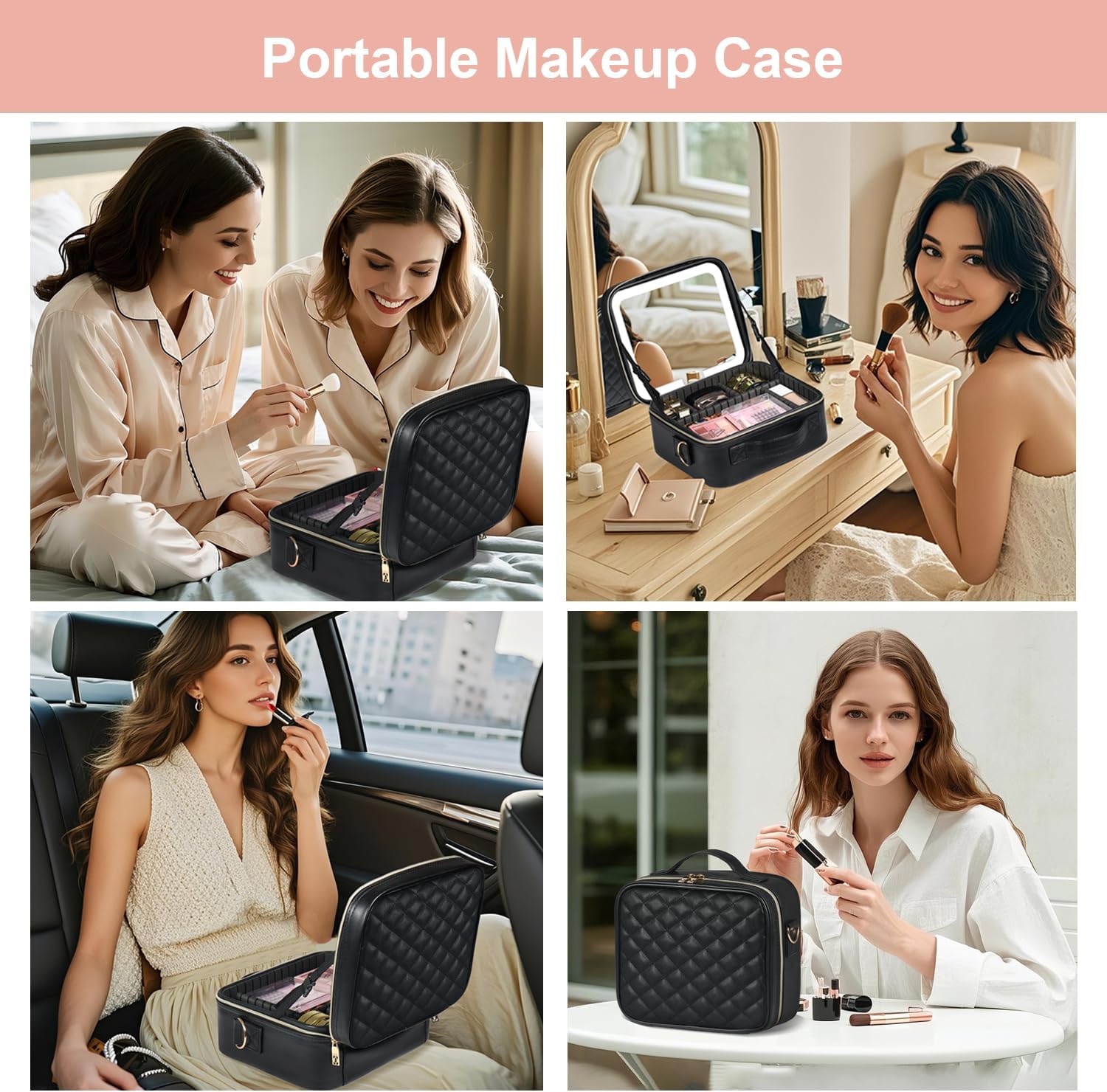 Travel Beauty Mirror Bag