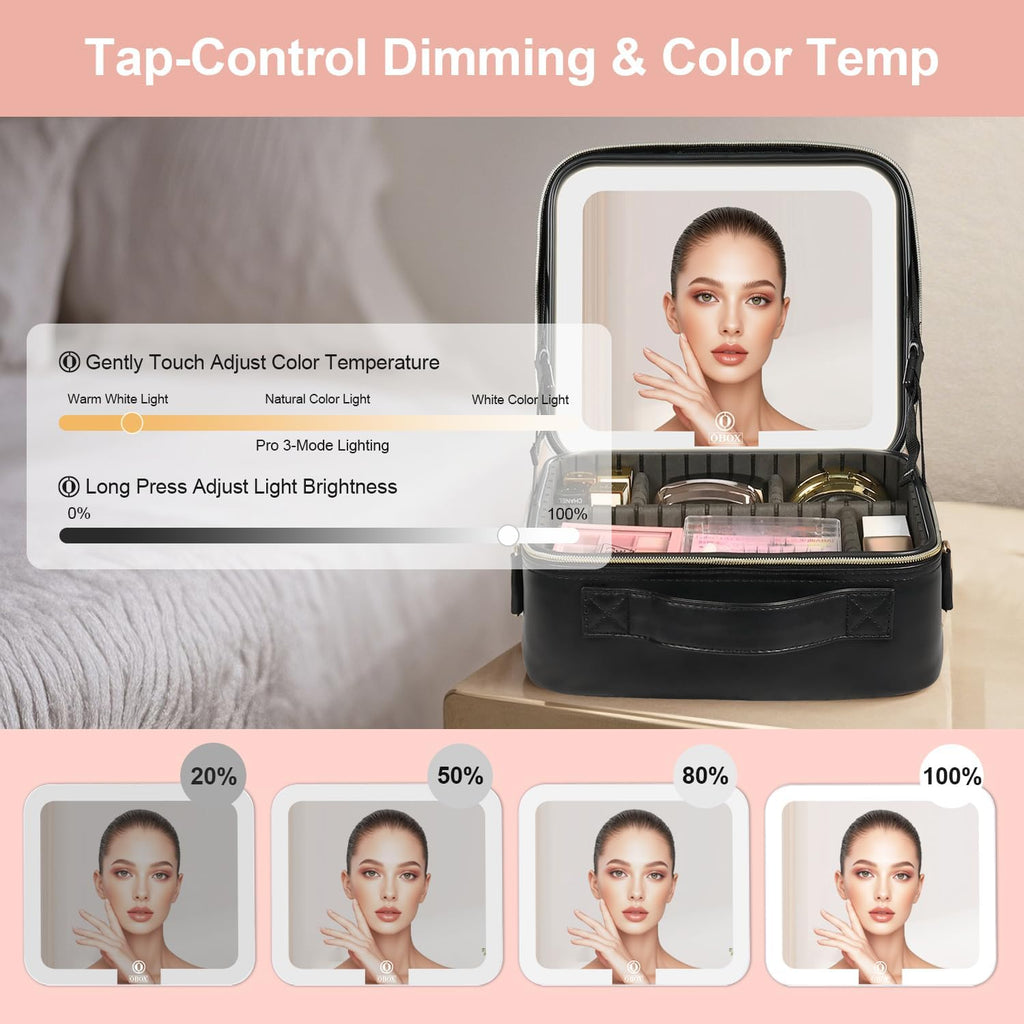 Travel Beauty Mirror Bag