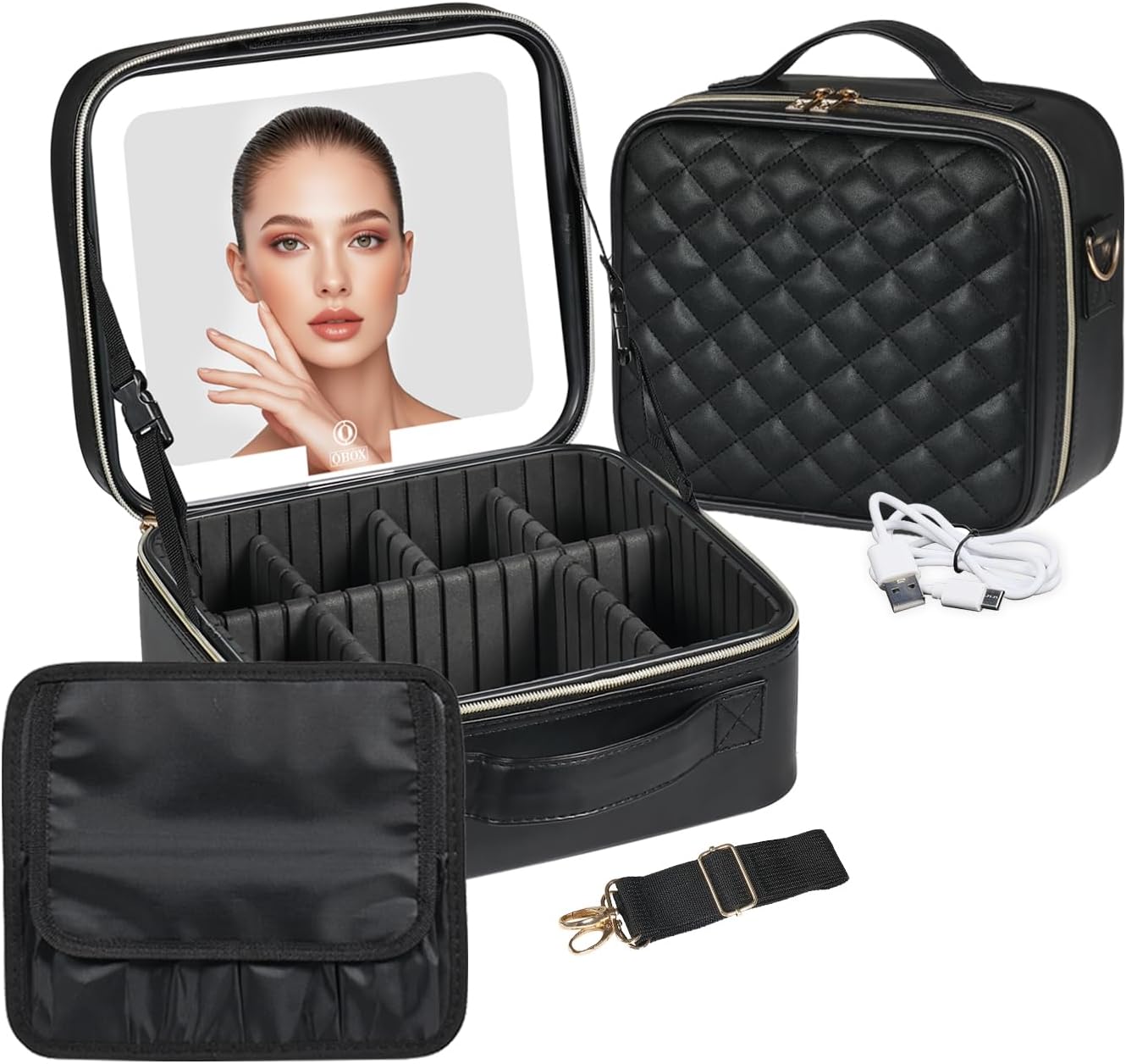 Travel Beauty Mirror Bag