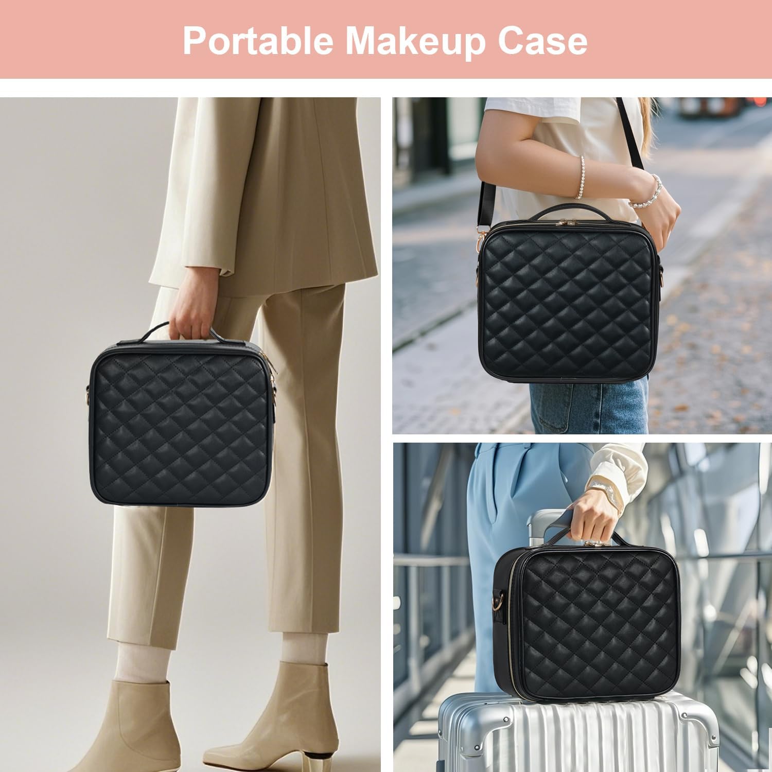Travel Beauty Mirror Bag