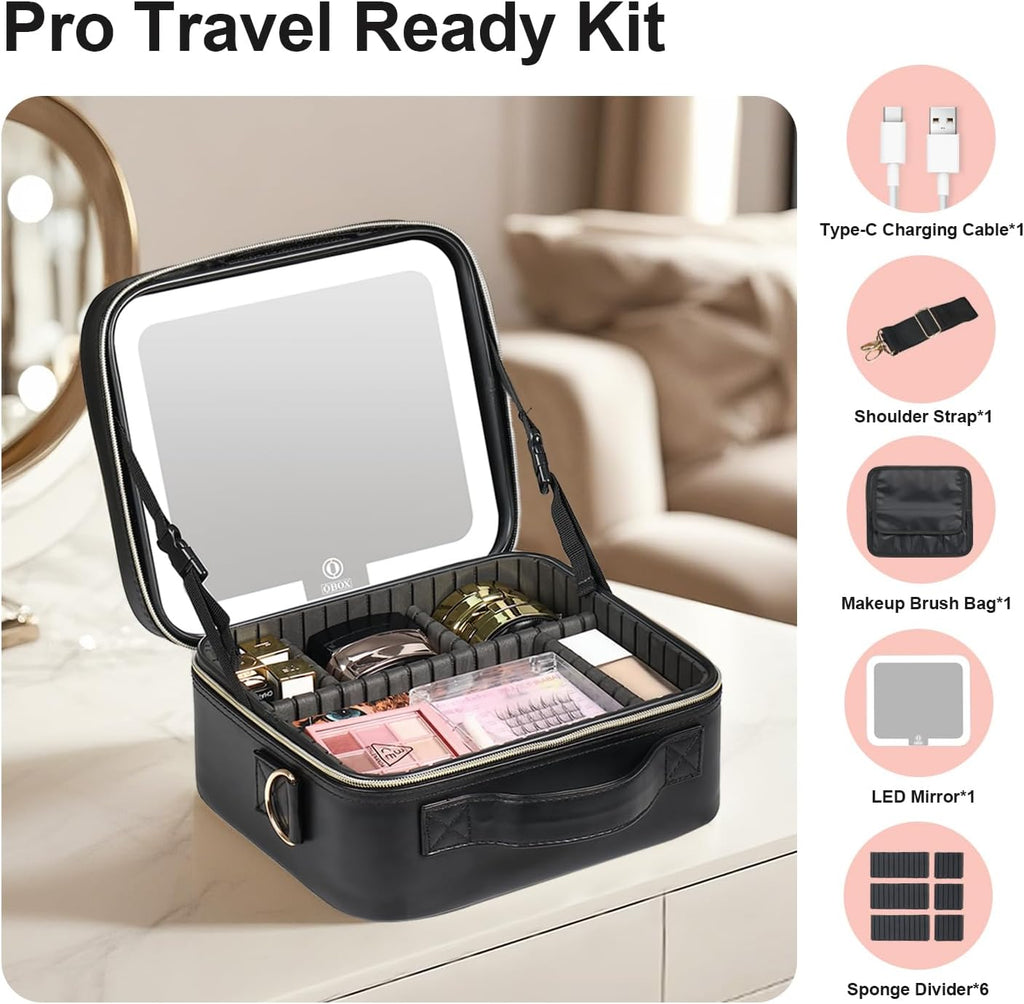 Travel Beauty Mirror Bag