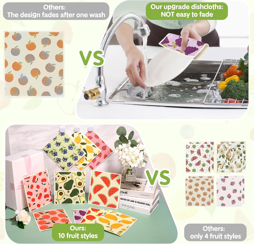 Swedish Dishcloths for Easy Cleaning