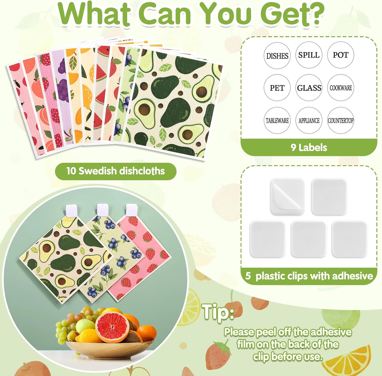 Swedish Dishcloths for Easy Cleaning